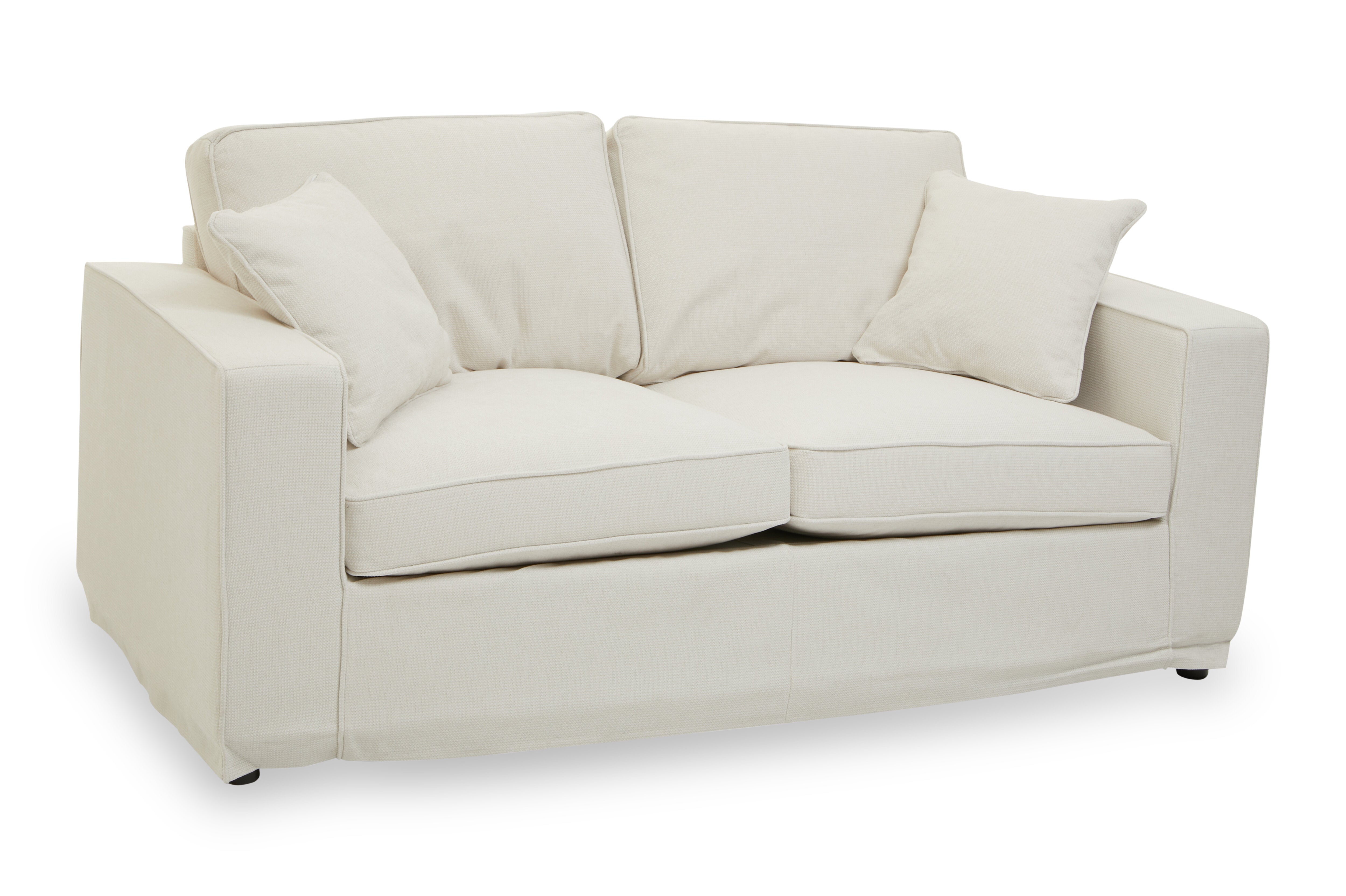Almore Cream Fabric Sofa | 2 Seater